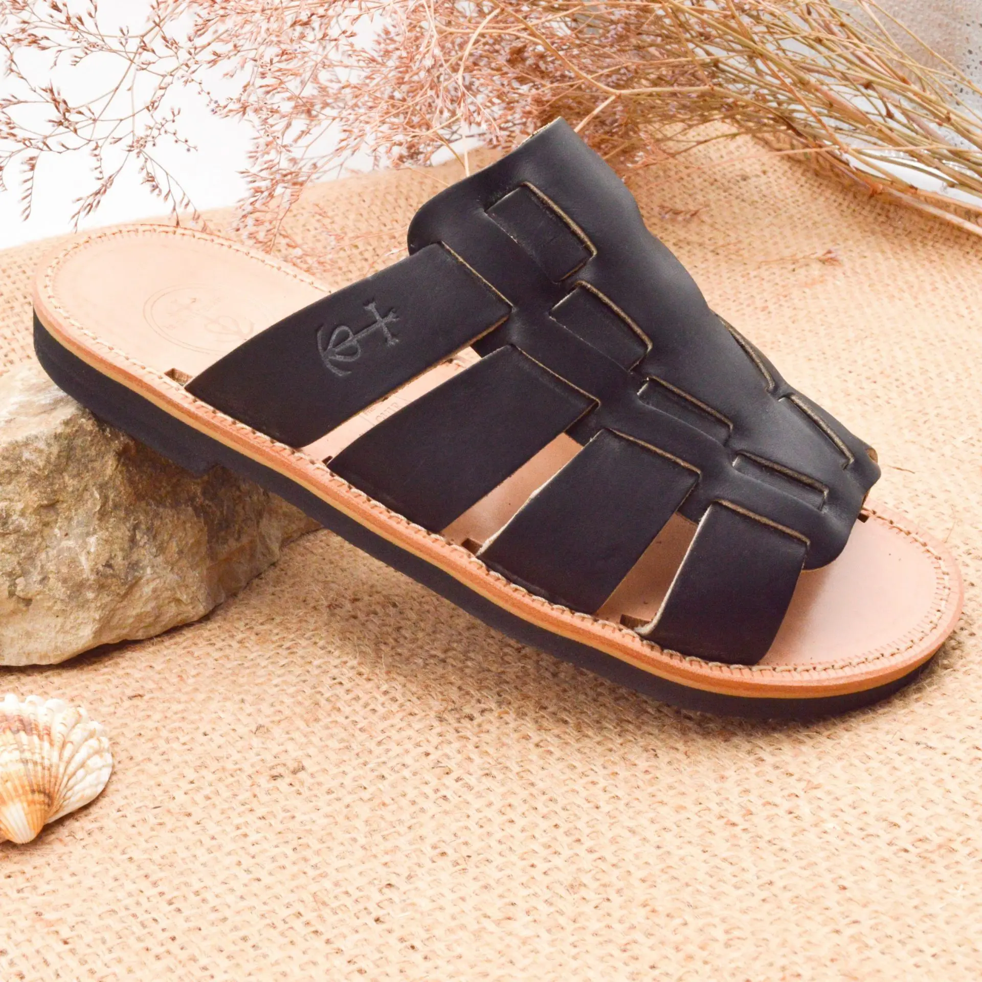 Camargue sandal FÉLIX black - Image 3