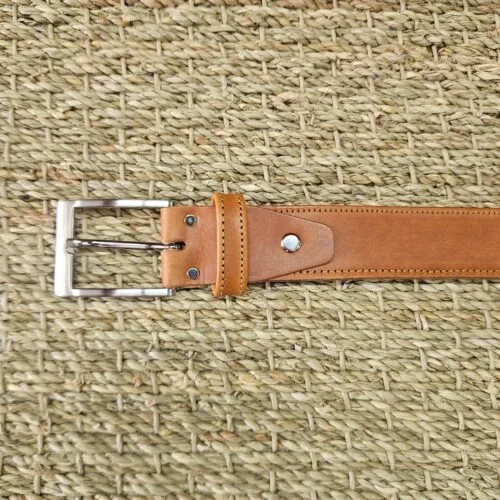 ceinture cuir marron 006