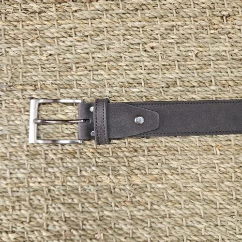 ceinture cuir brun 006