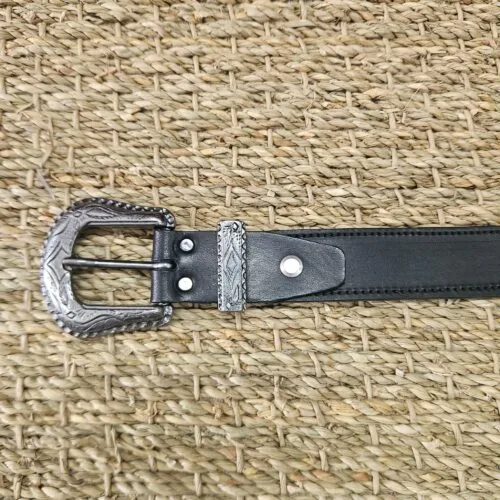 ceinture cuir noir 833