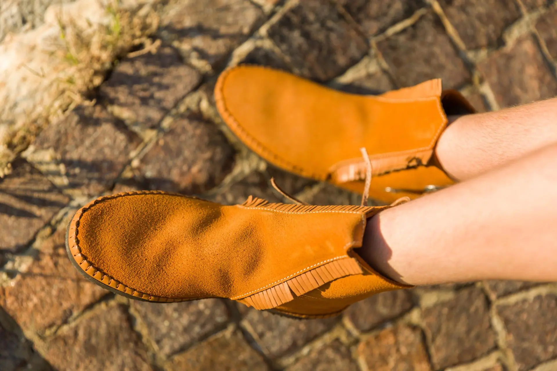 Indian moccasin EL LOBO reference UTAH cognac - Image 5