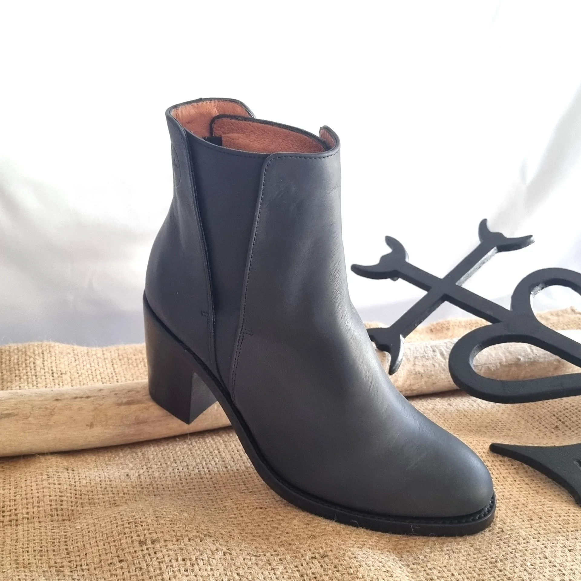 bottine femme réf lise noire