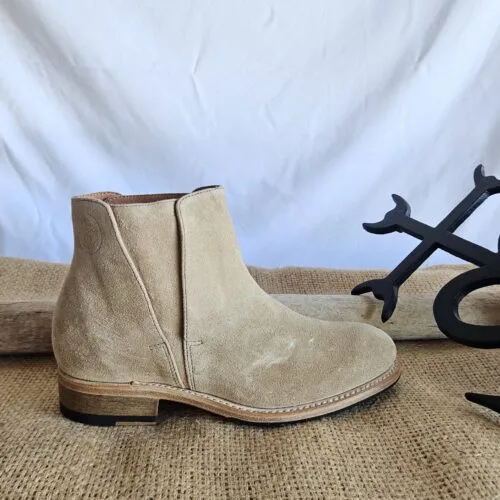 bottine femme cuir réf juliette désert