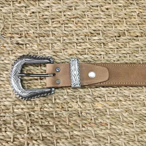 ceinture cuir caramel vieilli 833