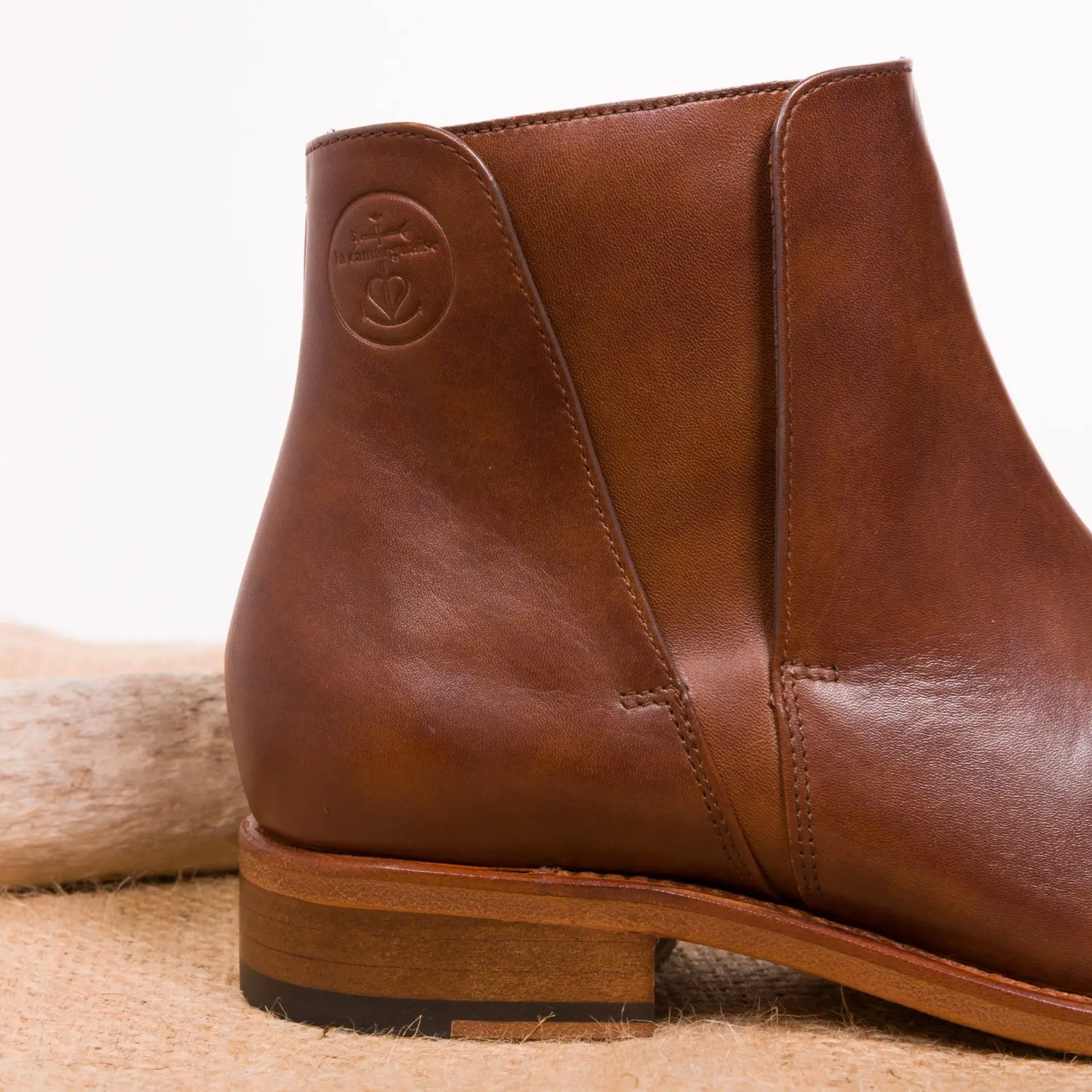 Women's low boot Ref JULIETTE gold - Image 3