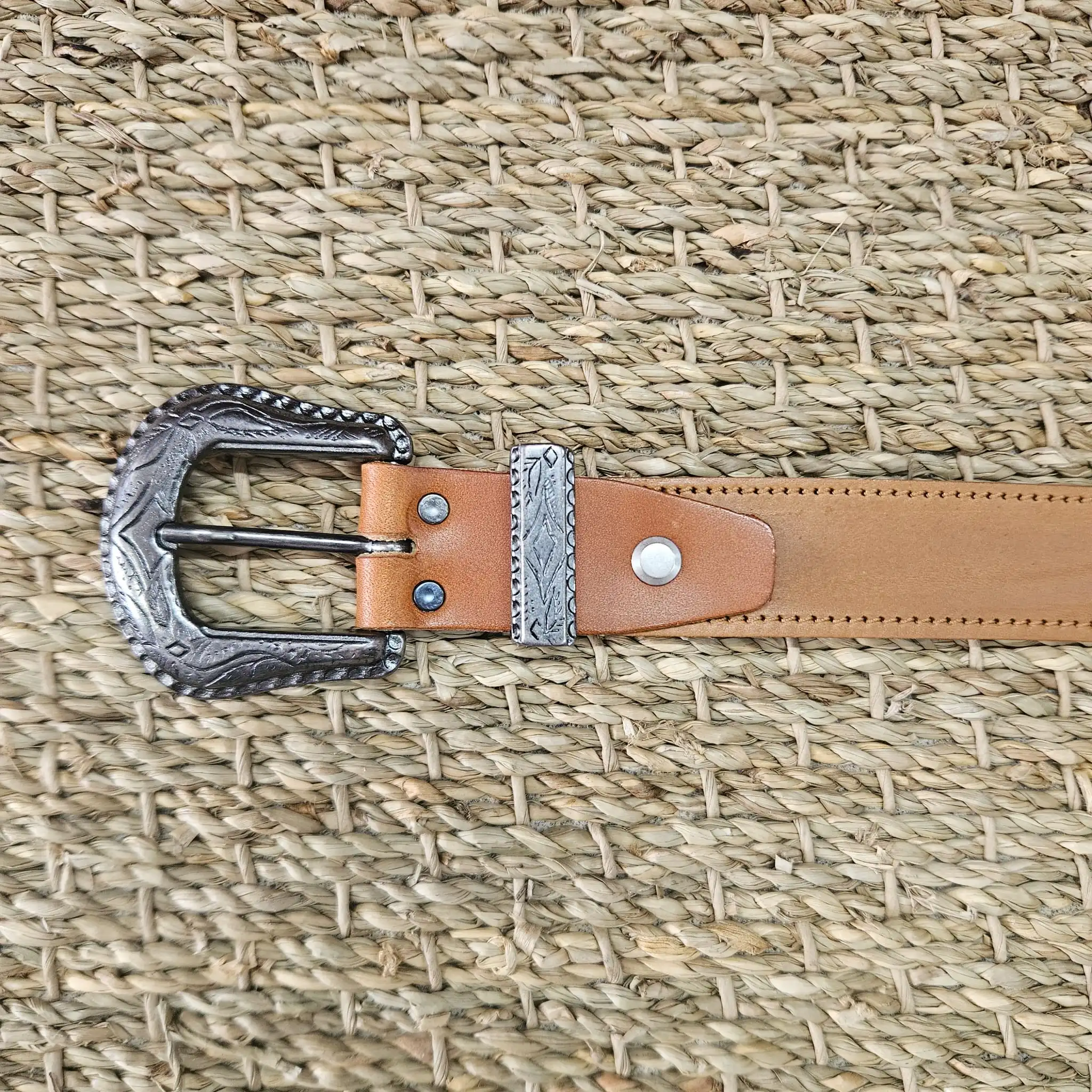ceinture cuir fauve 833