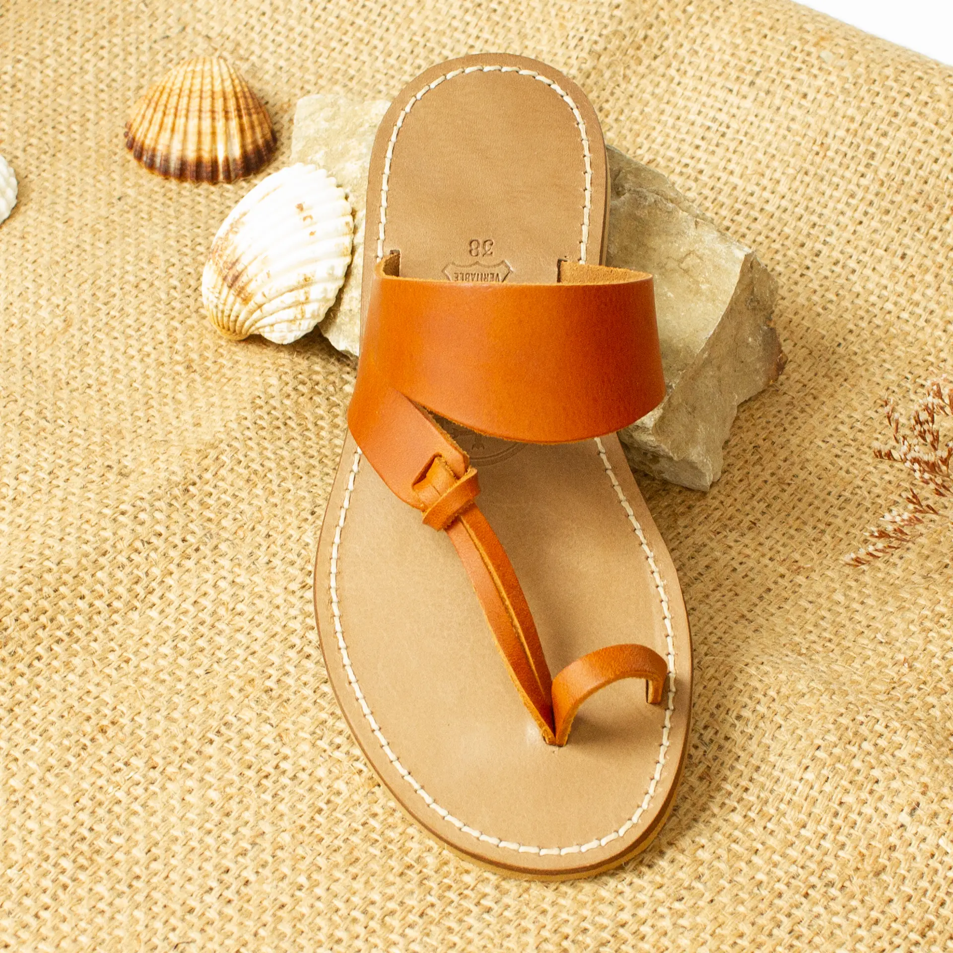 Leather sandal Lou - Image 3
