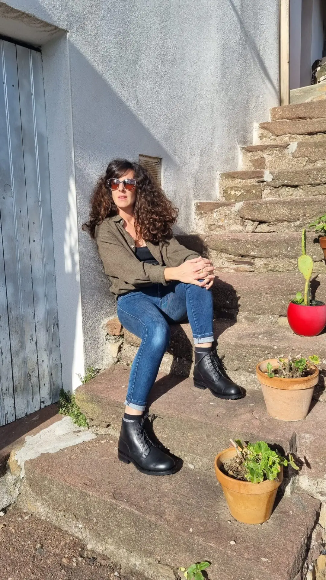 bottine femme cuir réf luisa noire