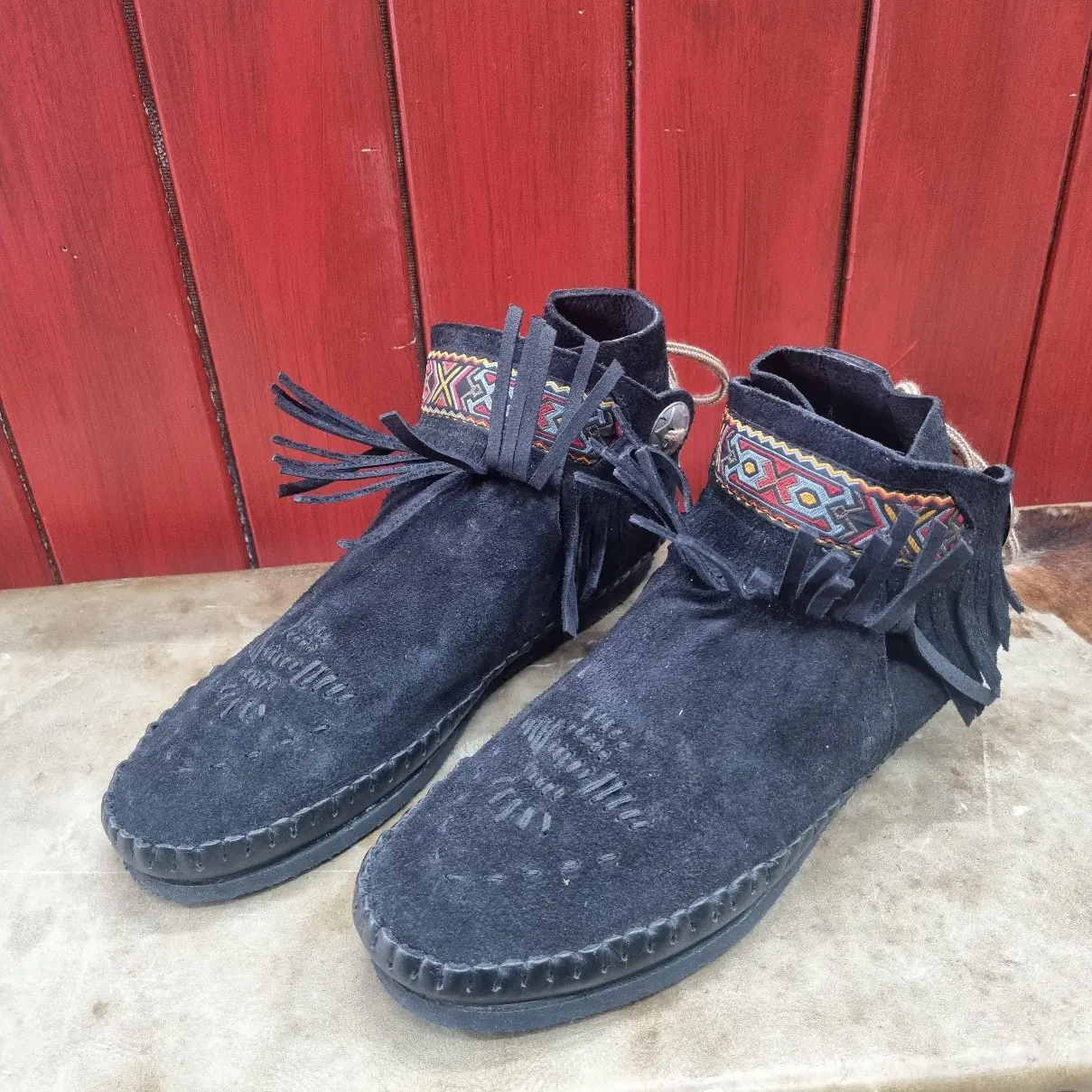 mocassin kiowa noir