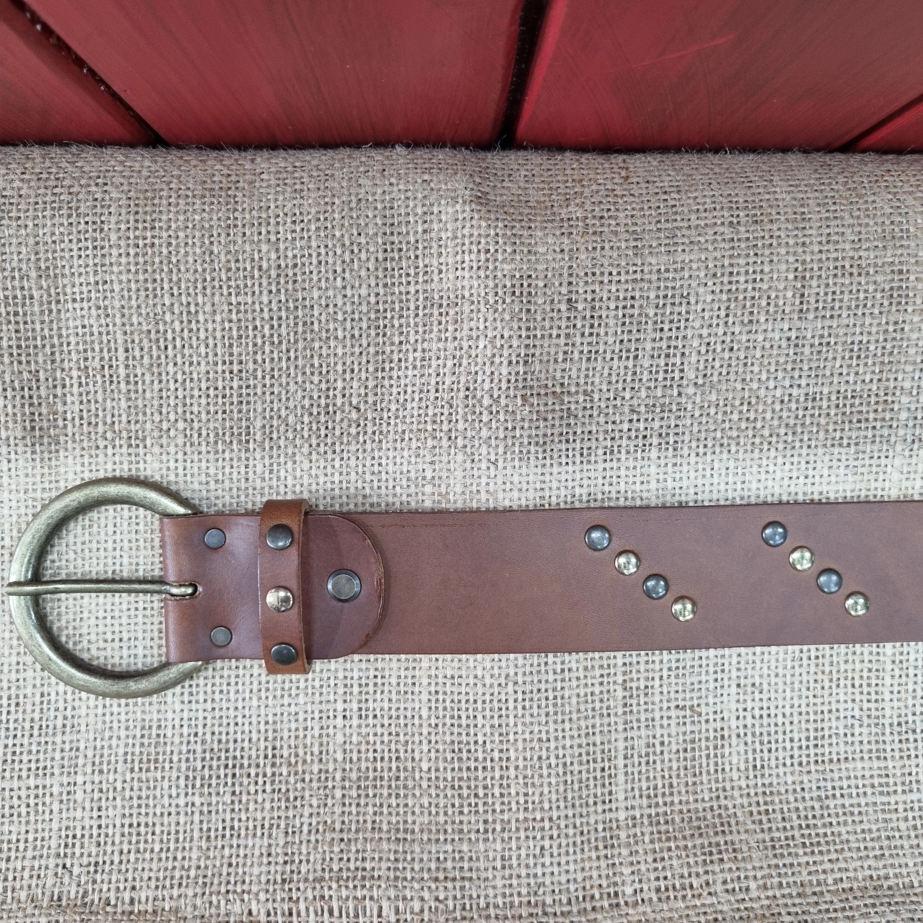ceinture cuir brun 854