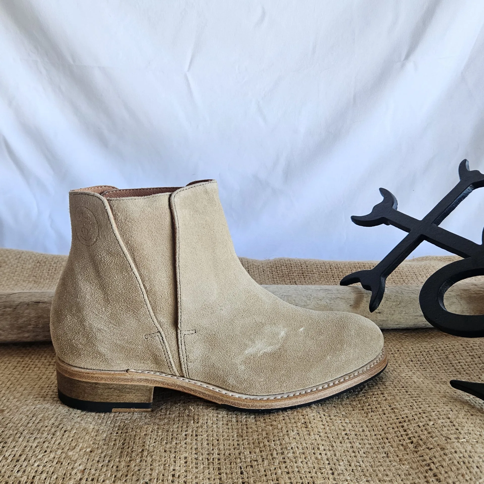 bottine femme cuir réf juliette désert