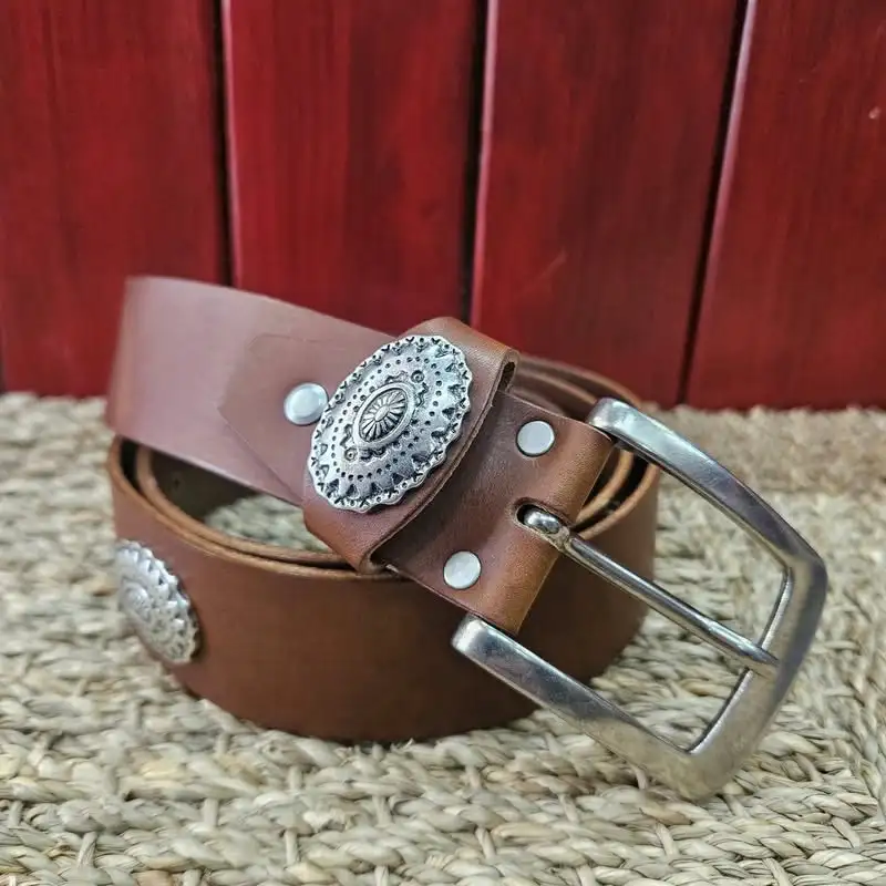 ceinture cuir cognac 021