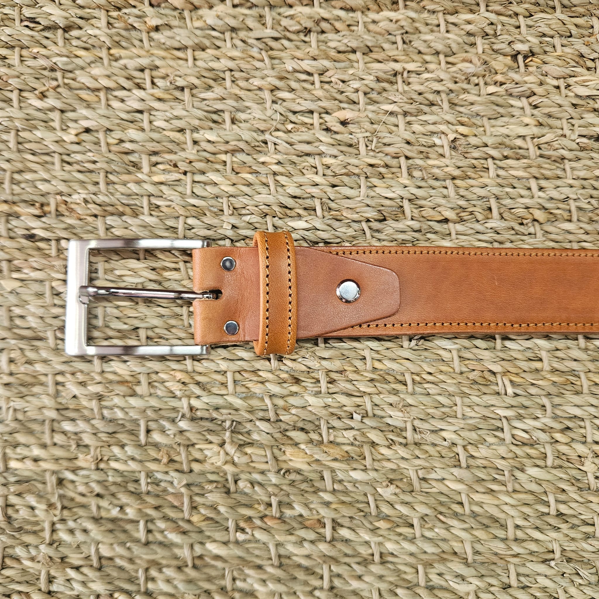 ceinture cuir marron 006