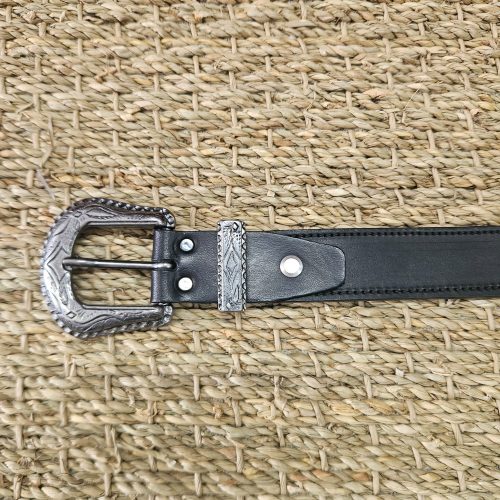 ceinture cuir noir 833