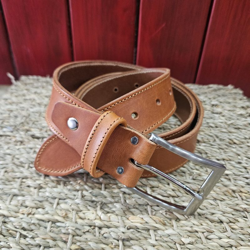 ceinture cuir marron 006
