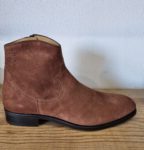 bottine cuir velours brun ref bano