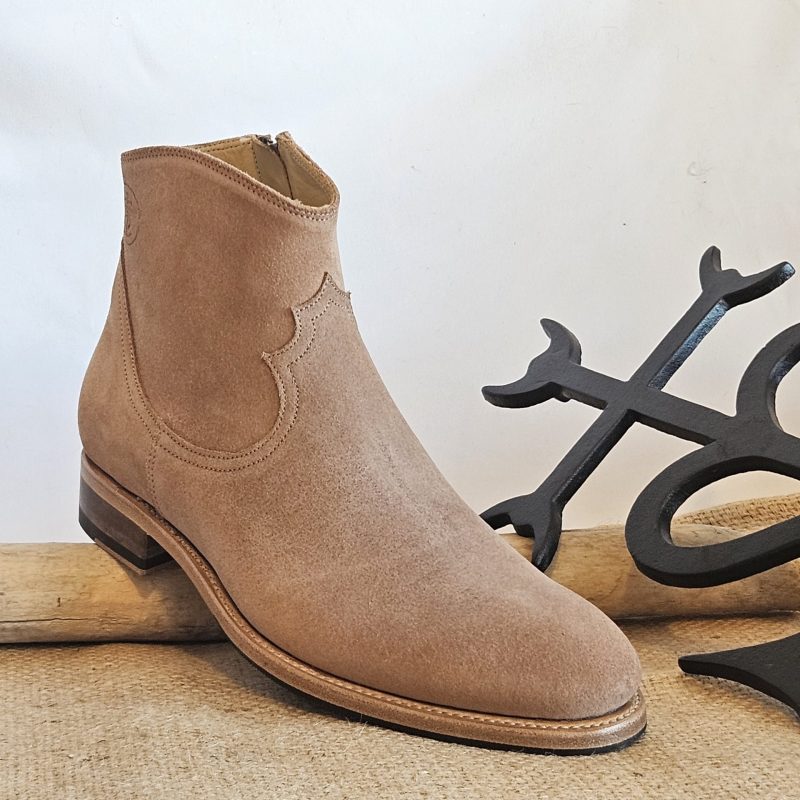 bottine cuir velours nat ref bano