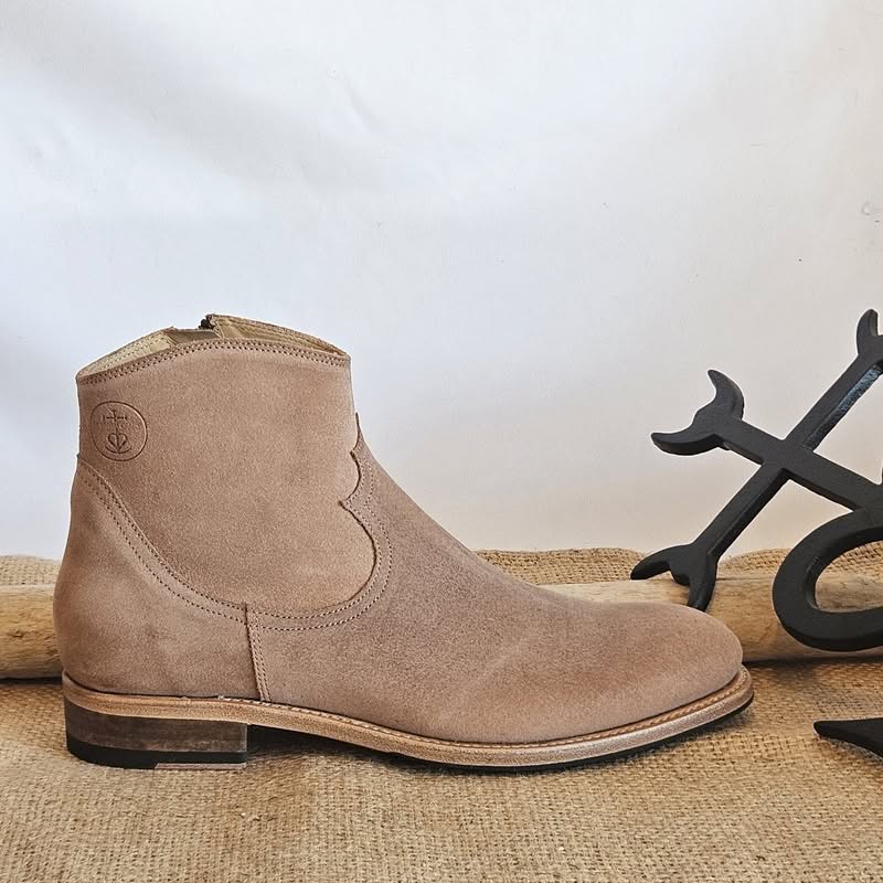 bottine cuir velours nat ref bano