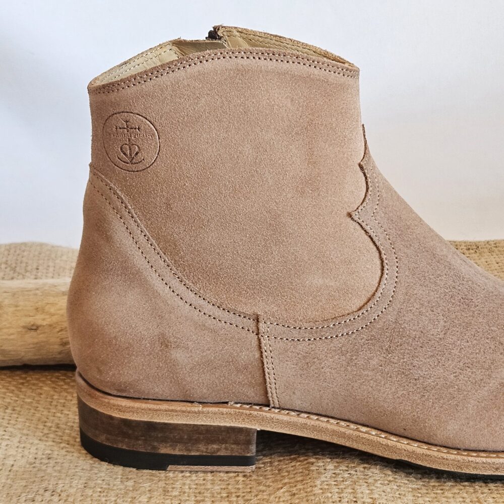 bottine cuir velours nat ref bano