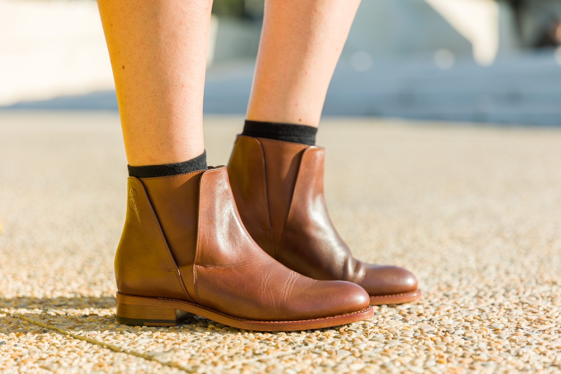 bottine femme cuir réf juliette gold