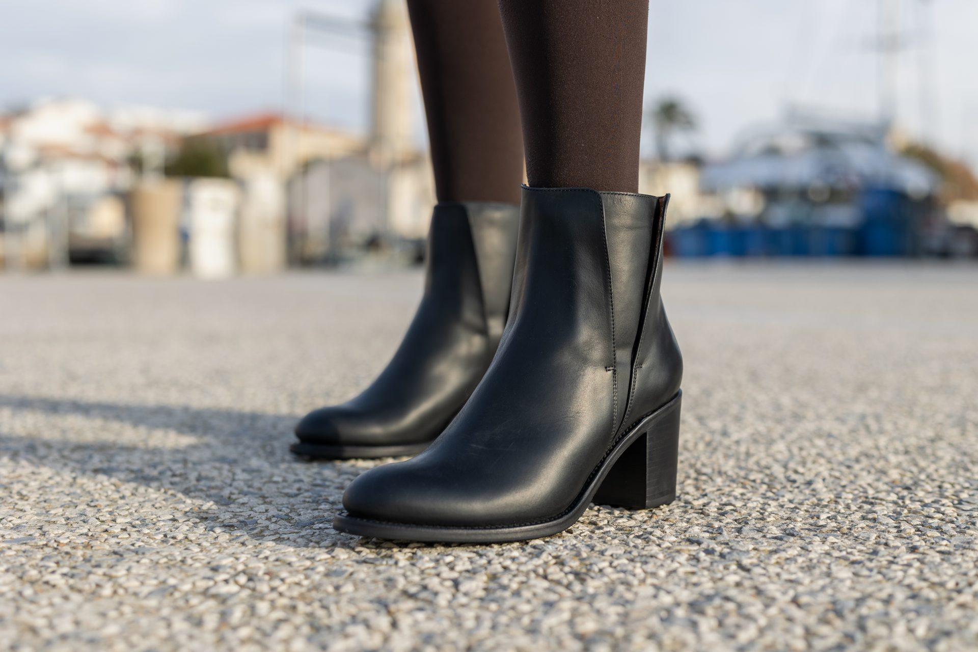 bottine femme réf lise noire