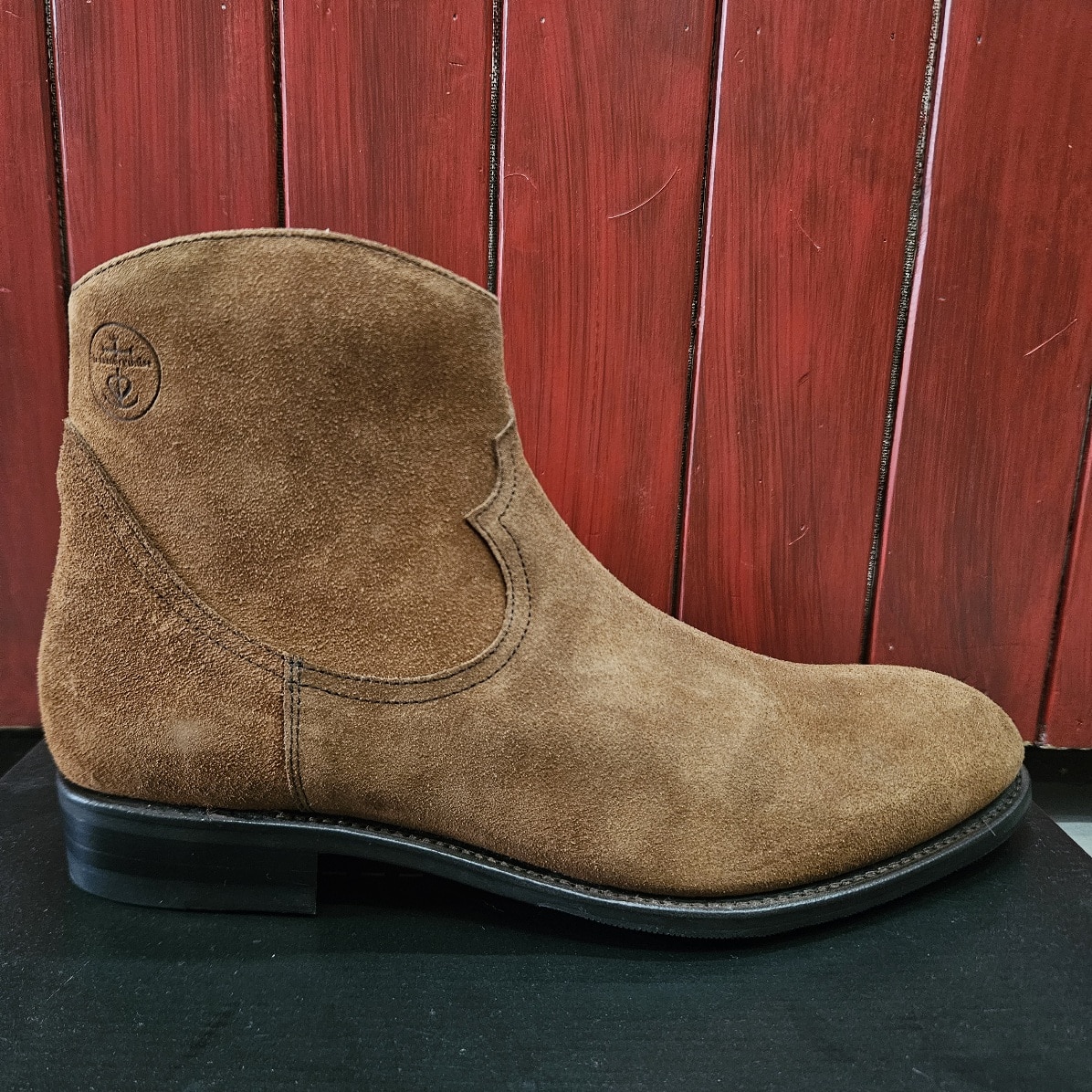 bottine cuir velours brun ref bano 43