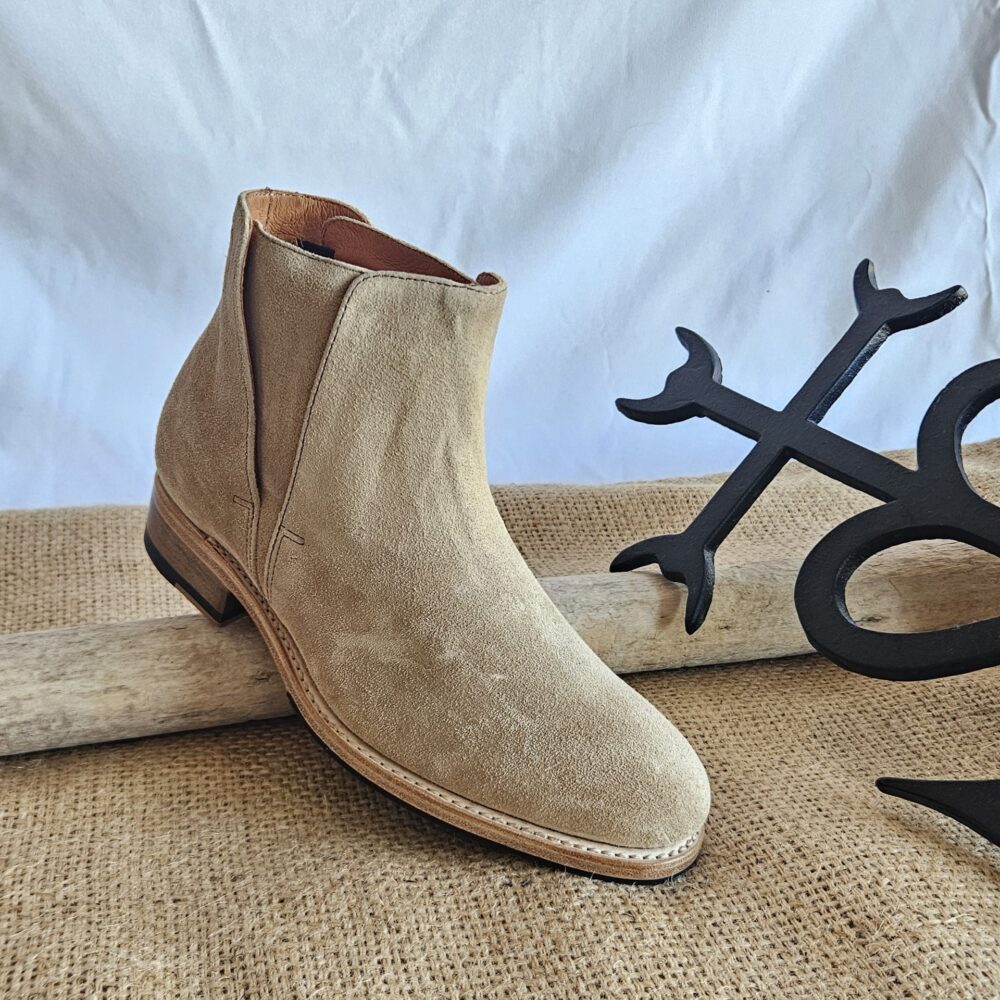 bottine femme cuir réf juliette désert