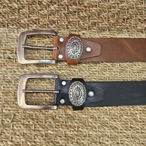 ceinture cuir cognac 021
